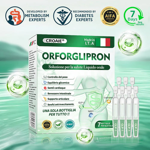 Croaie® Orforglipron soluzione orale per la salute - Solo una volta al giorno, cambiamenti visibili in 7 giorni 👩⚕️Per obesità, salute cardiovascolare, diabete, apnea notturna, salute intestinale, problemi articolari e altro ancora