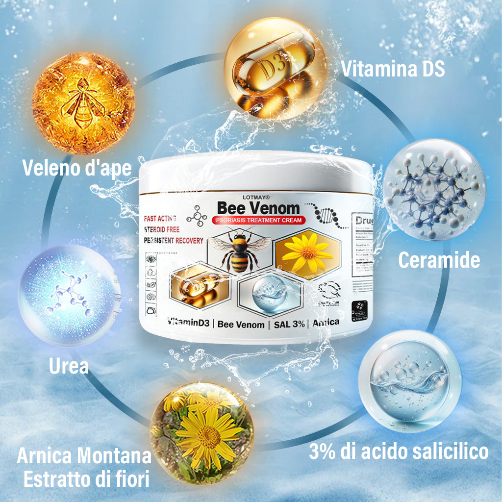 Lotmay® 🔥crema per il trattamento della pelle al veleno d'ape multi-stmptom