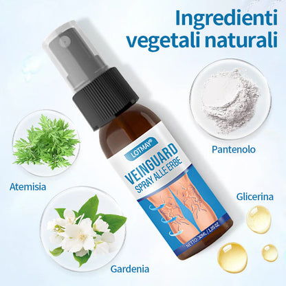 Lotmay® Spray alle erbe VeinGuard – ✅ Clinicamente testato per eliminare le vene varicose in soli 7 giorni!