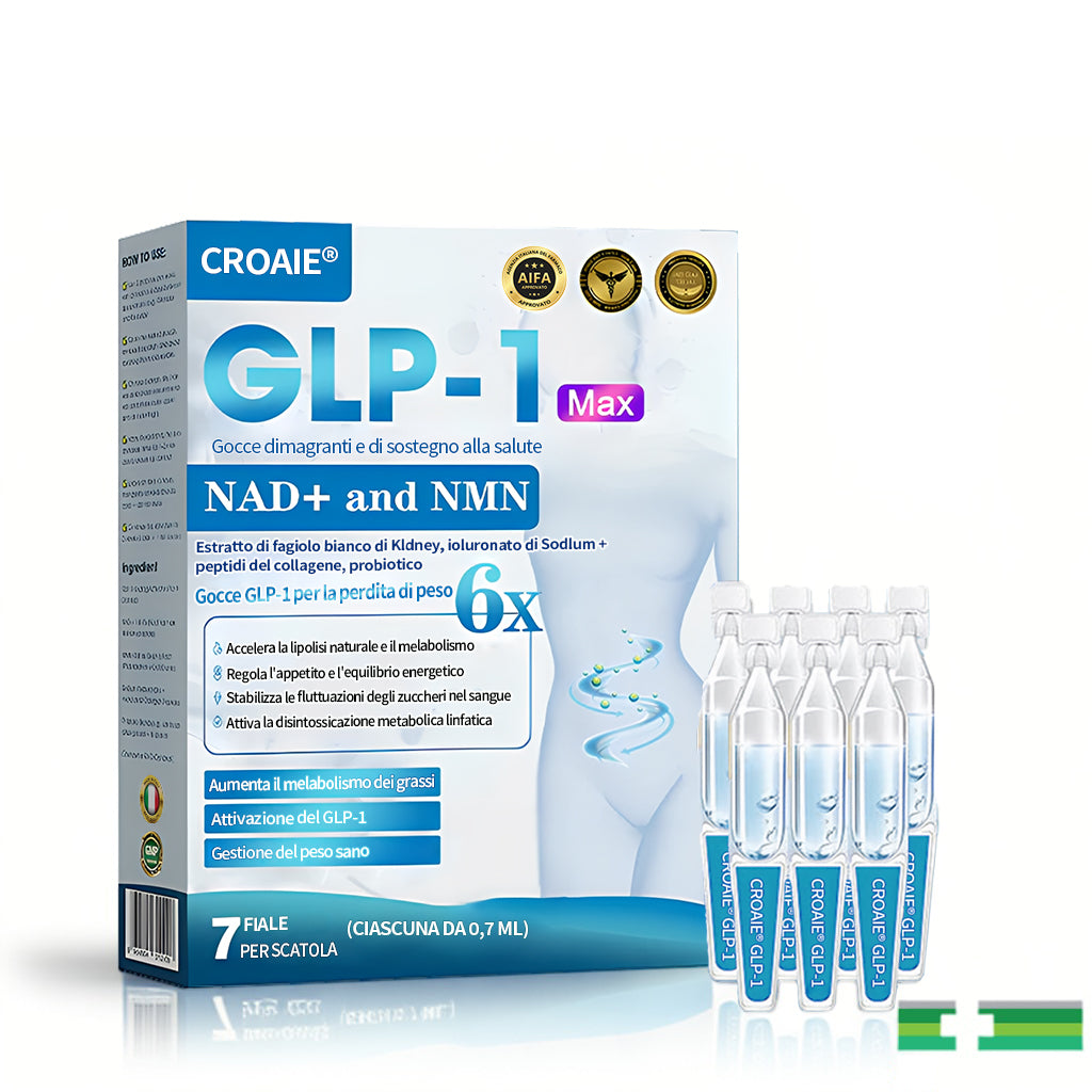 [Negozio Ufficiale] Croaie® Gocce Dimagranti di Supporto GLP-1 & NAD+ ✅ Obesità, malattie cardiovascolari, diabete, apnee notturne, problemi articolari e altro ancora